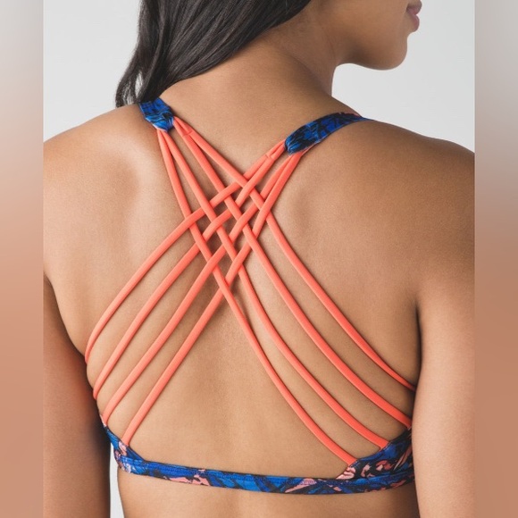 lululemon athletica Other - Lululemon- Free To Be Bra (Wild)
Mini Paint Storm Harbor Blue Multi / Cape Red-